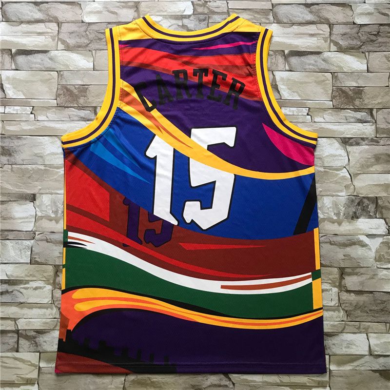 Men Toronto Raptors #15 Carter Heat transfer 2021 NBA Jersey->toronto raptors->NBA Jersey